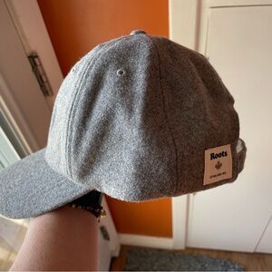 Roots Gray Wool Cap